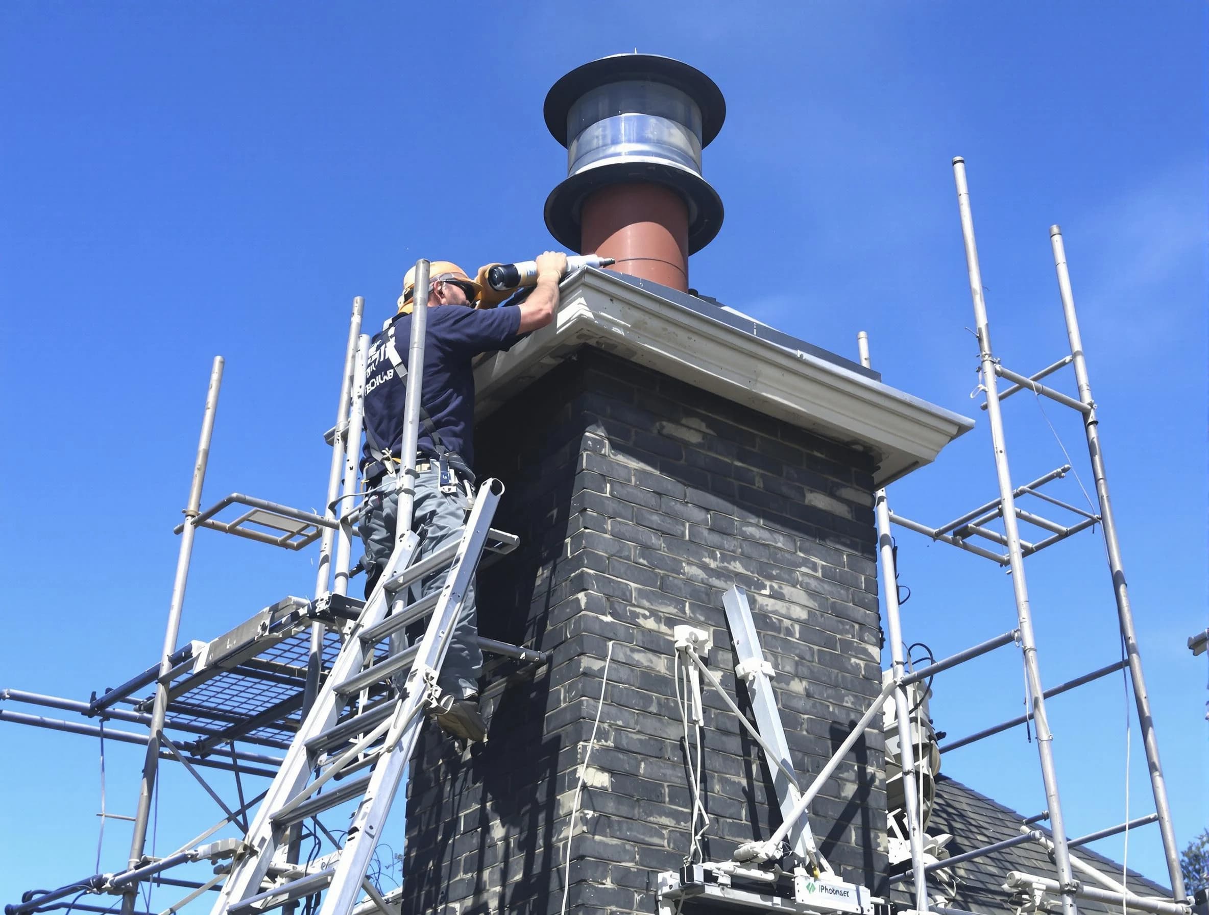 Sturdy chimney crown finished by Newnan Chimney Sweep in Newnan, GA