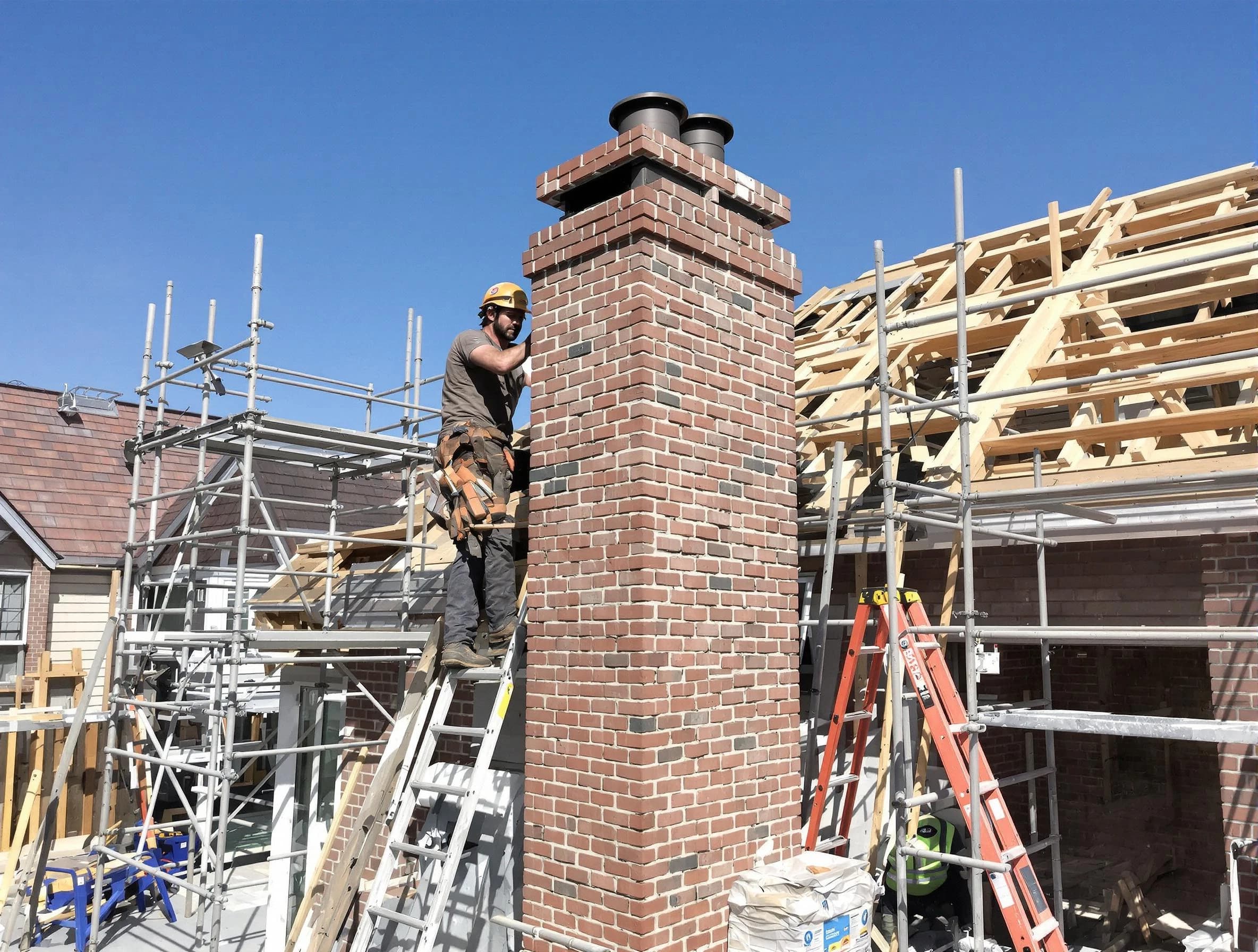 New chimney installation completed by Newnan Chimney Sweep in Newnan, GA