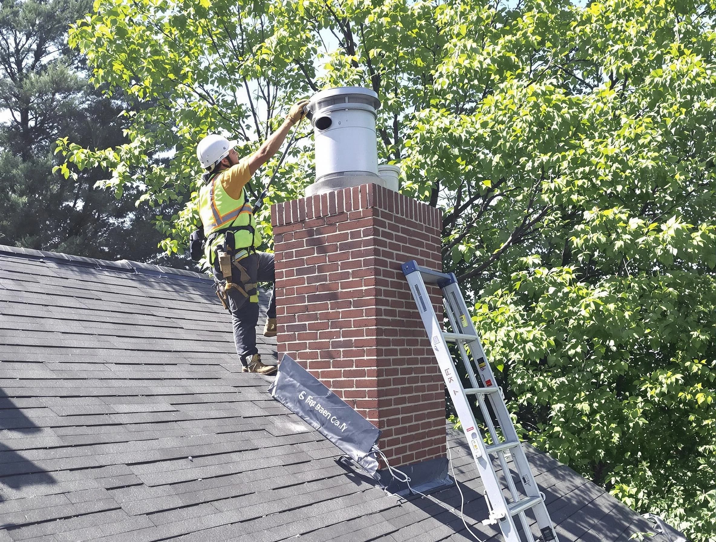 Chimney liner inspection by Newnan Chimney Sweep in Newnan, GA