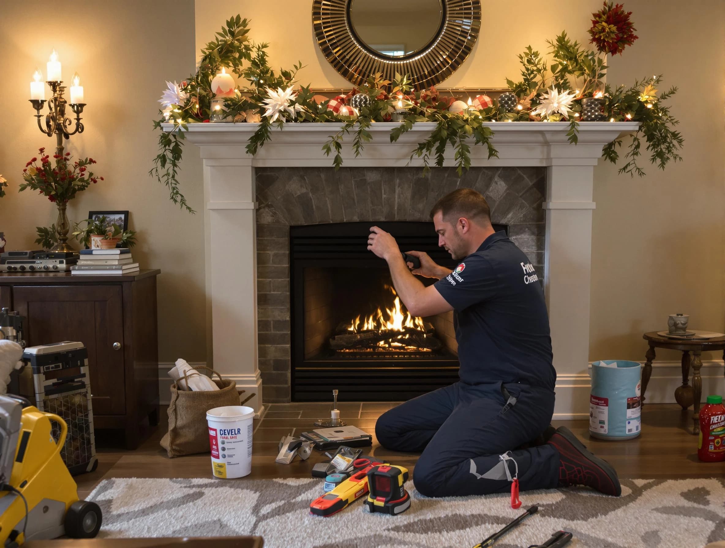 Newnan Chimney Sweep offering fireplace maintenance services in Newnan, GA