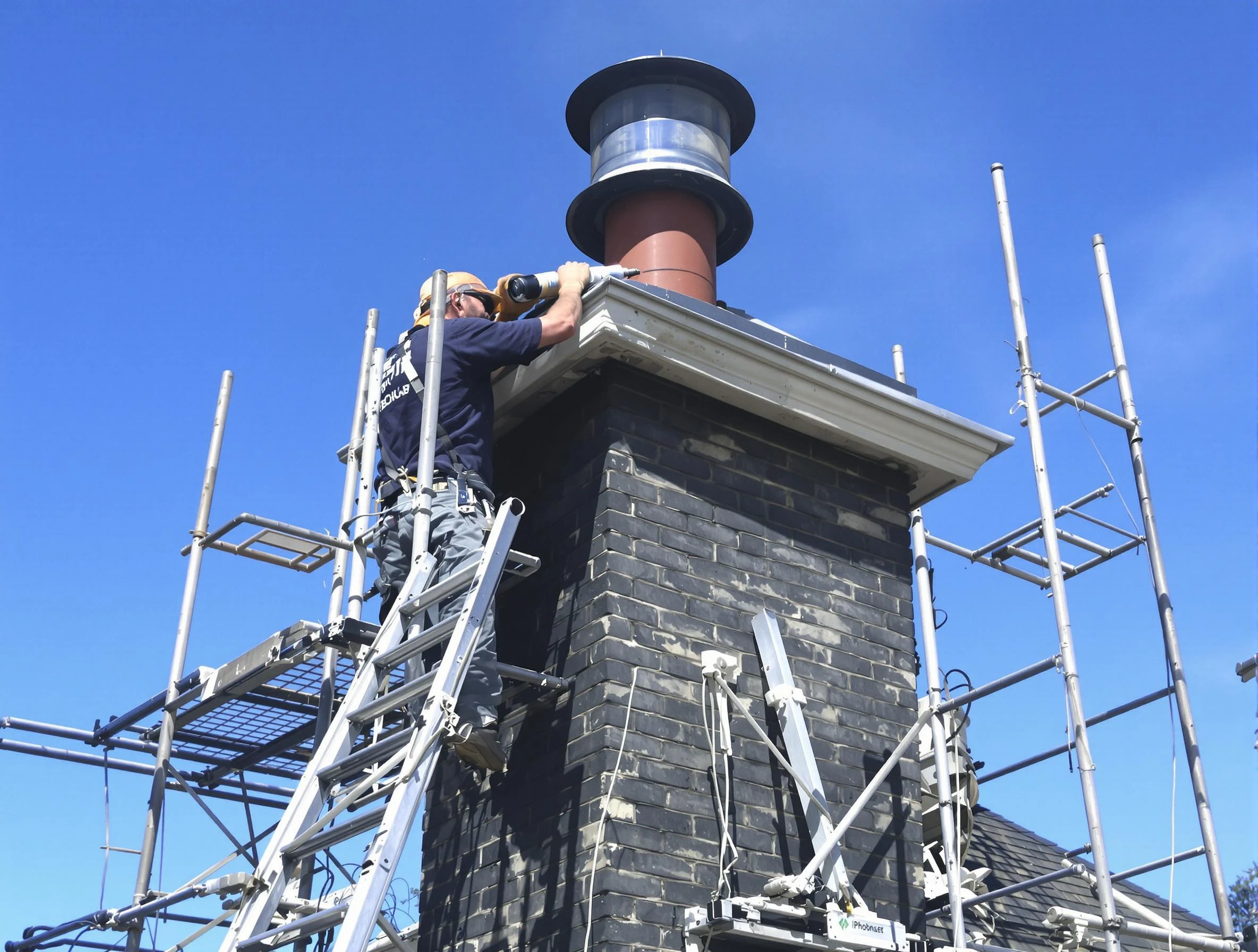 Sturdy chimney crown finished by Newnan Chimney Sweep in Newnan, GA