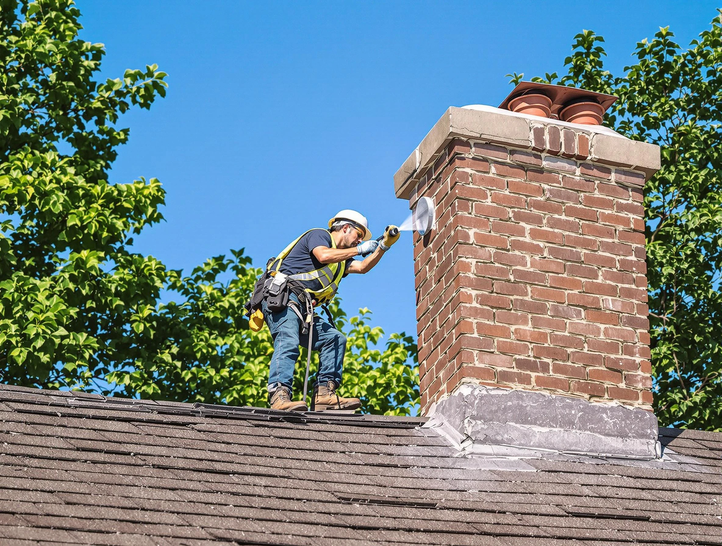 Newnan Chimney Sweep performing an inspection with advanced tools in Newnan, GA
