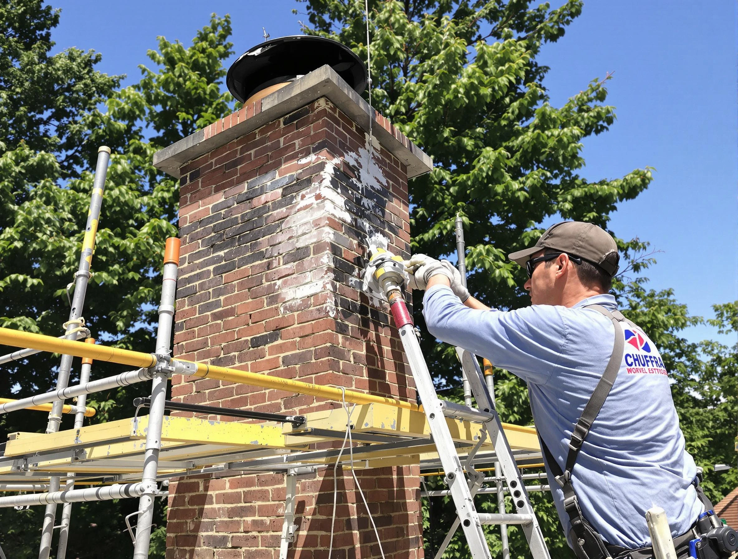 Structural chimney repair by Newnan Chimney Sweep in Newnan, GA